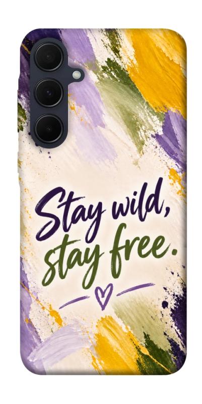 Чохол itsPrint Stay wild для Samsung Galaxy A35, написи, купити оптом з доставкою