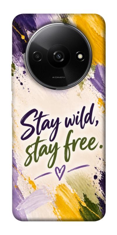 Чохол itsPrint Stay wild для Xiaomi Redmi A3, написи, купити оптом з доставкою