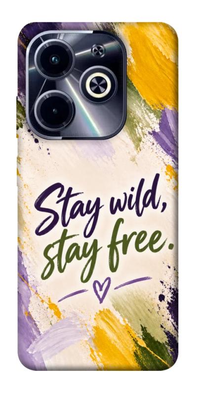 Чохол itsPrint Stay wild для Infinix Hot 40i, написи, купити оптом з доставкою