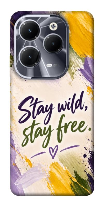Чохол itsPrint Stay wild для Infinix Hot 40, написи, купити оптом з доставкою