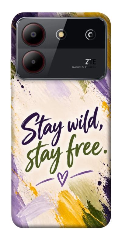 Чохол itsPrint Stay wild для ZTE Blade A54 4G, написи, купити оптом з доставкою