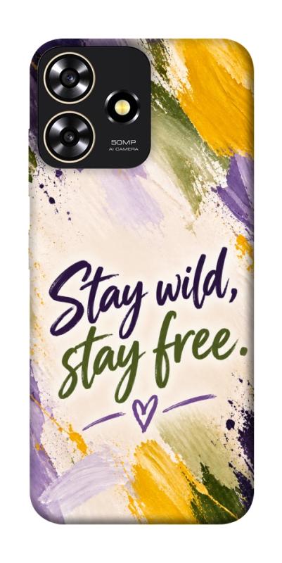 Чохол itsPrint Stay wild для ZTE Blade A73 4G, написи, купити оптом з доставкою