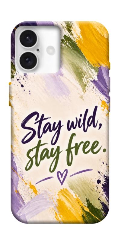 Чохол itsPrint Stay wild для Apple iPhone 16 Plus (6.7"), написи, купити оптом з доставкою
