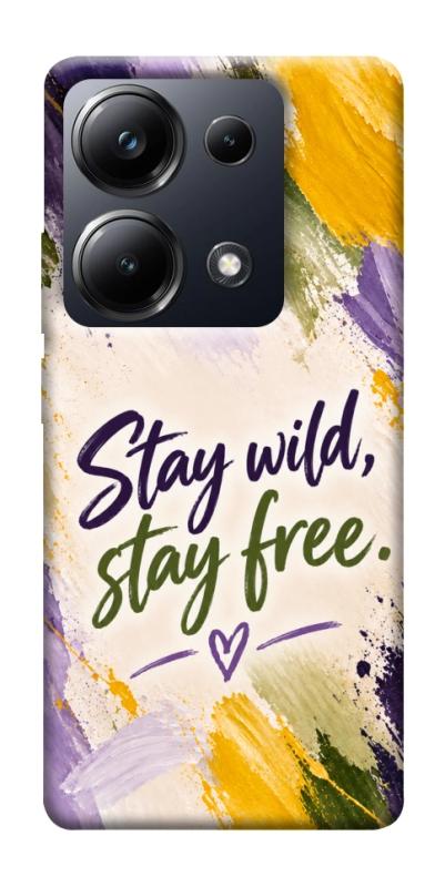 Чохол itsPrint Stay wild для Xiaomi Redmi 13 4G / Poco M6 4G, написи, купити оптом з доставкою