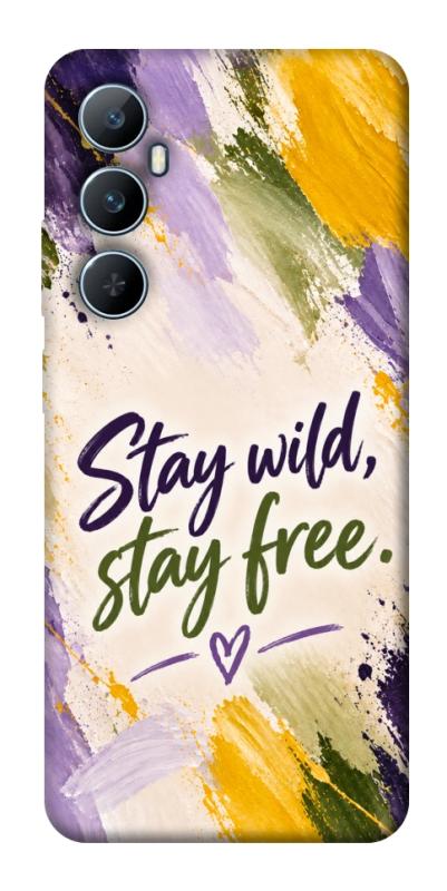 Чохол itsPrint Stay wild для Realme C65 4G, написи, купити оптом з доставкою