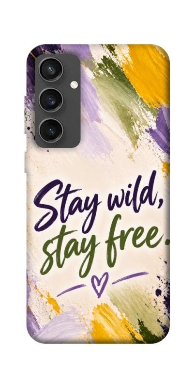 Чохол itsPrint Stay wild для Samsung Galaxy S24 FE, написи, купити оптом з доставкою
