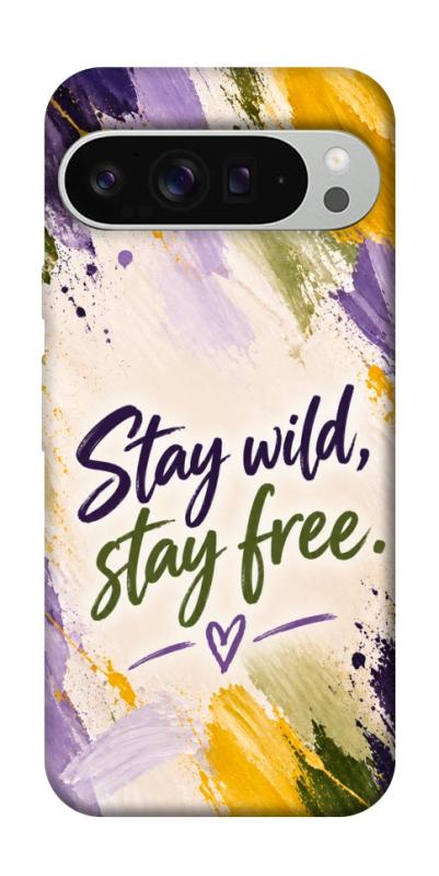 Чехол itsPrint Stay wild для Google Pixel 9 Pro XL, надписи, купить оптом с доставкой