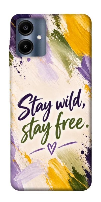 Чохол itsPrint Stay wild для Samsung Galaxy A06, написи, купити оптом з доставкою