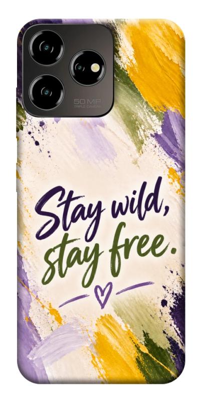 Чохол itsPrint Stay wild для ZTE Blade V50 Desing 4G, написи, купити оптом з доставкою
