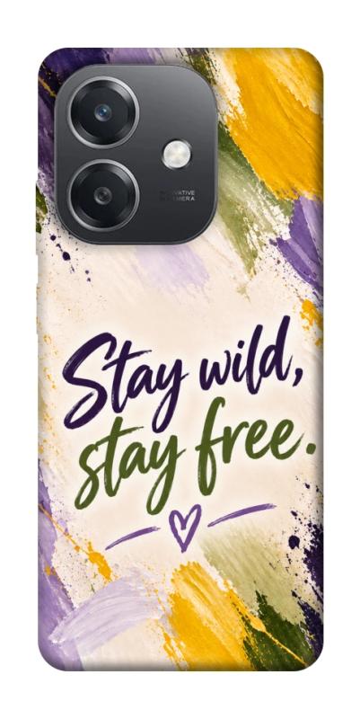 Чохол itsPrint Stay wild для Oppo A3 4G, написи, купити оптом з доставкою