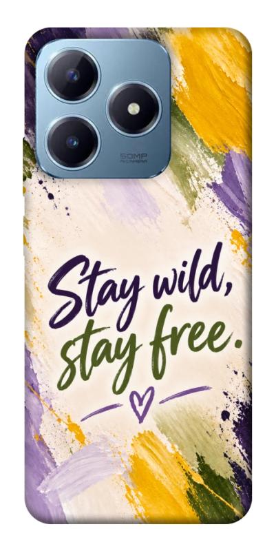Чохол itsPrint Stay wild для Realme C63 4G, написи, купити оптом з доставкою