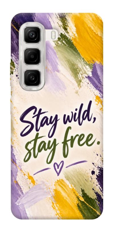 Чохол itsPrint Stay wild для Infinix Hot 50 4G, написи, купити оптом з доставкою