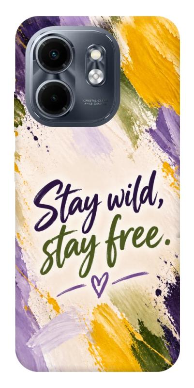 Чохол itsPrint Stay wild для Infinix Smart 9 4G / Hot 50i, написи, купити оптом з доставкою