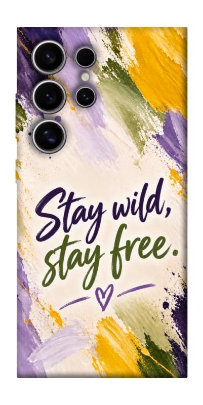 Чохол itsPrint Stay wild для Samsung Galaxy S25 Ultra, написи, купити оптом з доставкою
