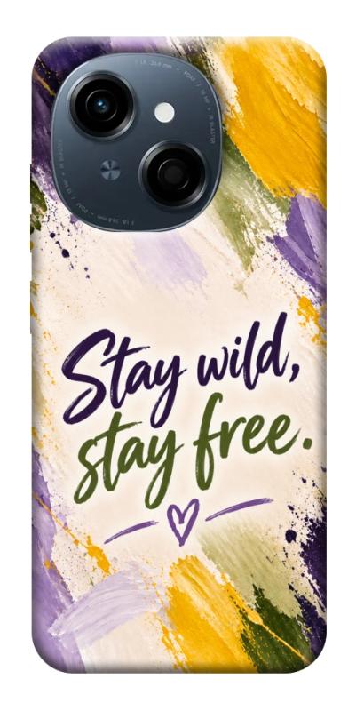 Чохол itsPrint Stay wild для TECNO Spark Go 1, написи, купити оптом з доставкою