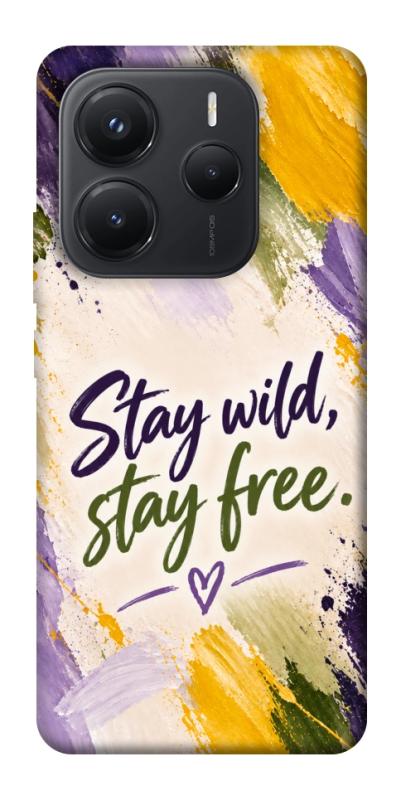 Чохол itsPrint Stay wild для Xiaomi Redmi Note 14 5G, написи, купити оптом з доставкою