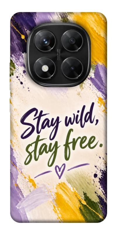 Чохол itsPrint Stay wild для Xiaomi Redmi Note 14 Pro 5G, написи, купити оптом з доставкою