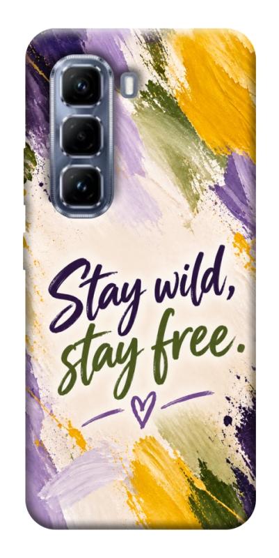 Чохол itsPrint Stay wild для Infinix Hot 50 Pro, написи, купити оптом з доставкою