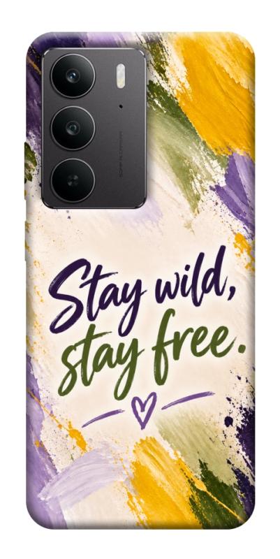 Чохол itsPrint Stay wild для Realme C75, написи, купити оптом з доставкою