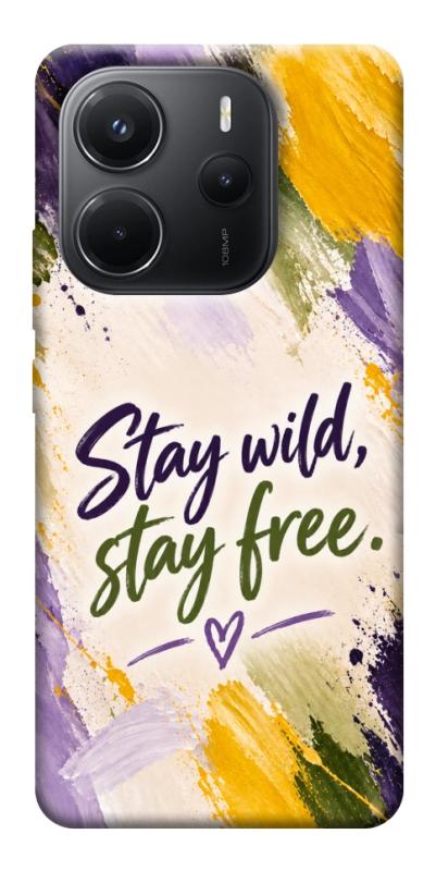 Чохол itsPrint Stay wild для Xiaomi Redmi Note 14 4G (Europe version), написи, купити оптом з доставкою