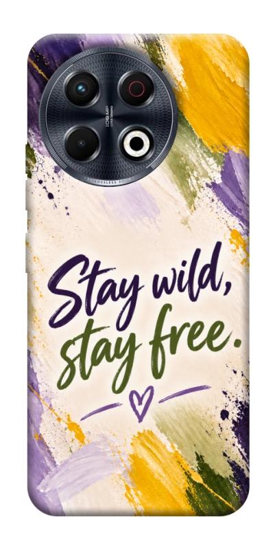 Чохол itsPrint Stay wild для TECNO Spark 30 Pro (KL7), написи, купити оптом з доставкою
