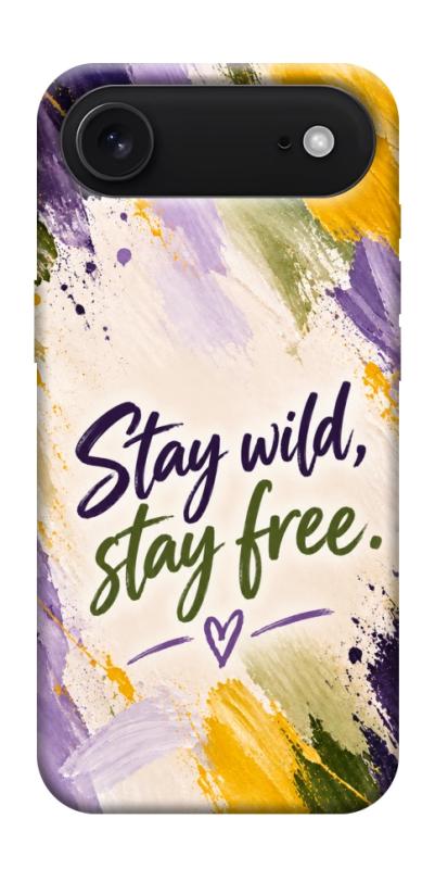 Чохол itsPrint Stay wild для Apple iPhone 17 Air (6.5"), написи, купити оптом з доставкою