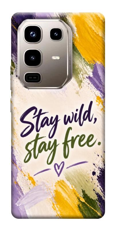 Чохол itsPrint Stay wild для Infinix Note 50 Pro 4G, написи, купити оптом з доставкою