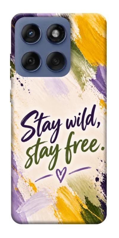 Чохол itsPrint Stay wild для Motorola Edge 60 Fusion, написи, купити оптом з доставкою