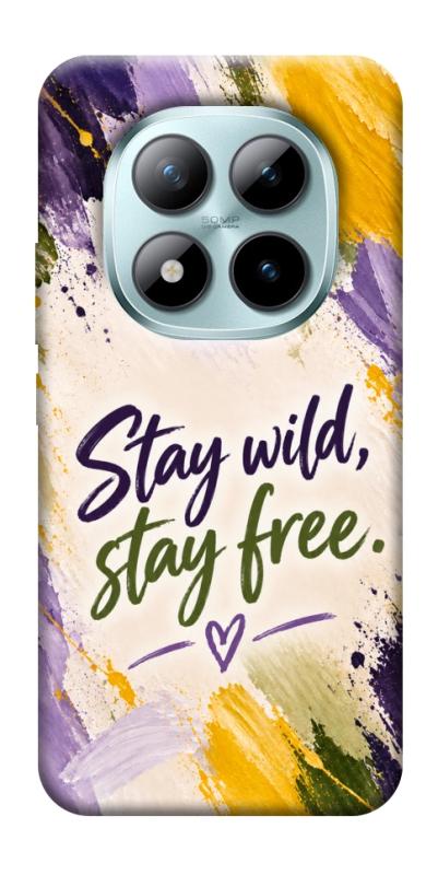 Чохол itsPrint Stay wild для Xiaomi Redmi Note 15 Pro 5G, написи, купити оптом з доставкою