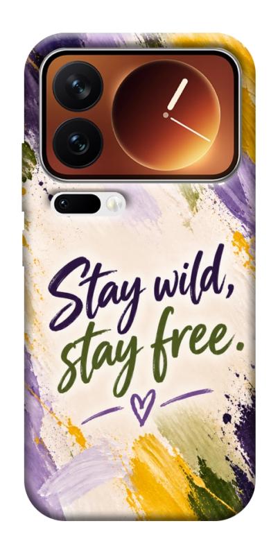 Чохол itsPrint Stay wild для Xiaomi 17 Pro Max, написи, купити оптом з доставкою