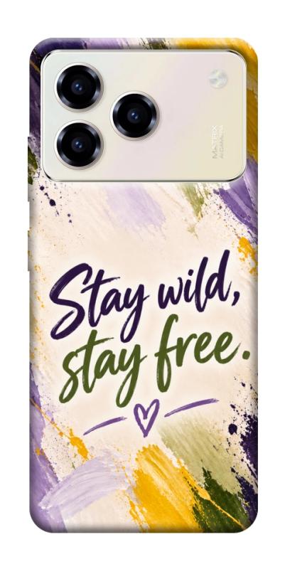 Чохол itsPrint Stay wild для ZTE Blade A76, написи, купити оптом з доставкою