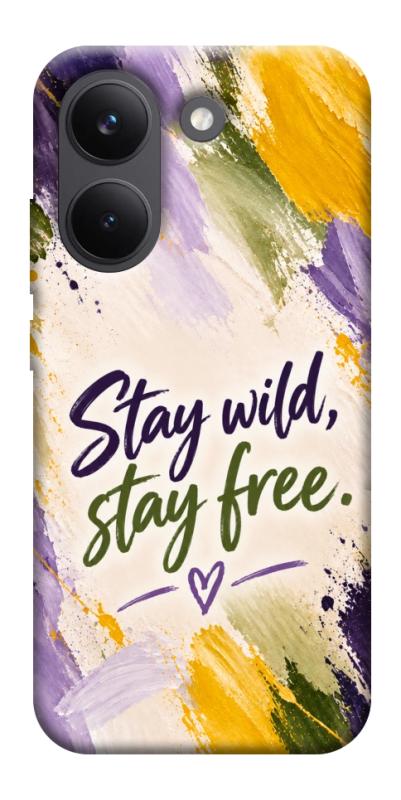 Чохол itsPrint Stay wild для Xiaomi Poco X8 Pro, написи, купити оптом з доставкою