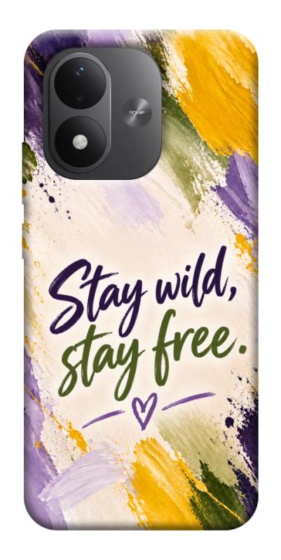 Чехол itsPrint Stay wild для Xiaomi Redmi Note 17, надписи, купить оптом с доставкой