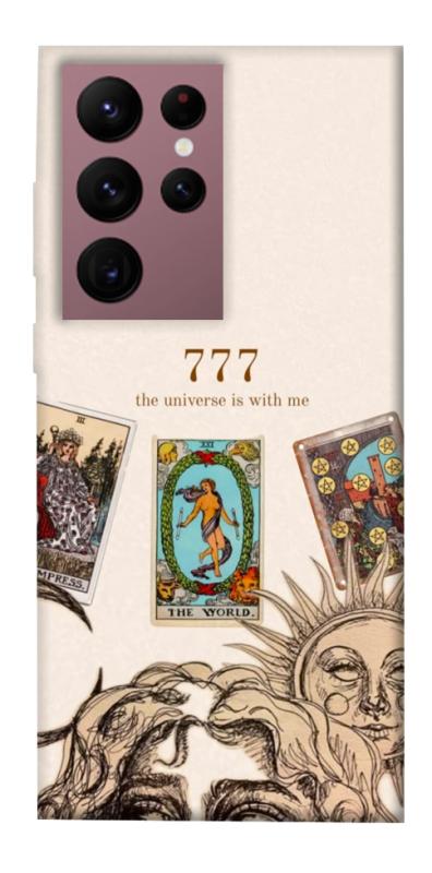 Чехол itsPrint Знаки удачи для Samsung Galaxy S22 Ultra, таро, купить оптом с доставкой