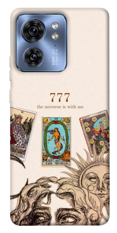 Чехол itsPrint Знаки удачи для Motorola Edge 40, таро, купить оптом с доставкой