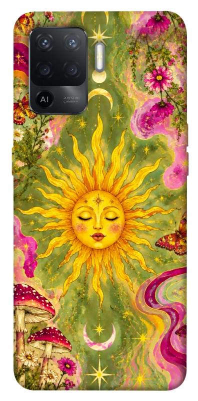 Чехол itsPrint Colorful sun для Oppo Reno 5 Lite, таро, купить оптом с доставкой