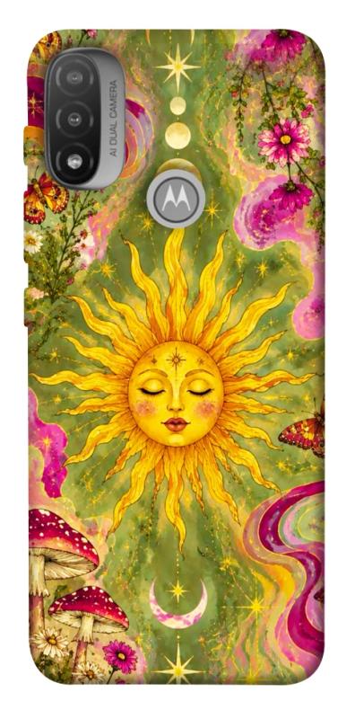 Чехол itsPrint Colorful sun для Motorola Moto E20, таро, купить оптом с доставкой