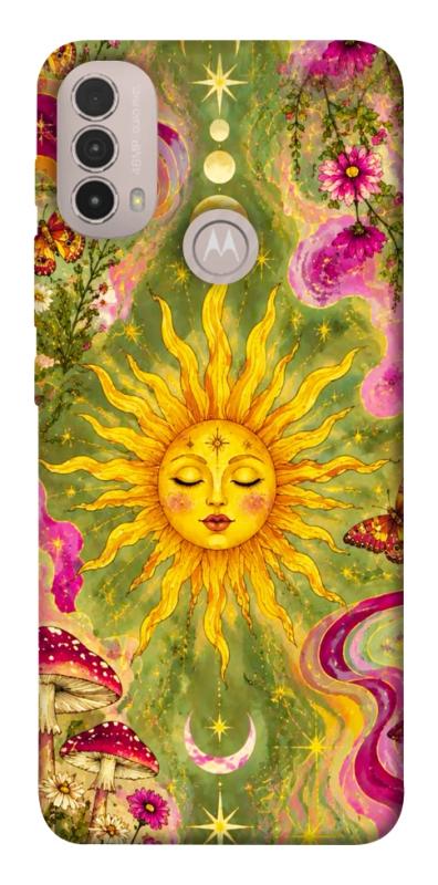 Чехол itsPrint Colorful sun для Motorola Moto E40, таро, купить оптом с доставкой