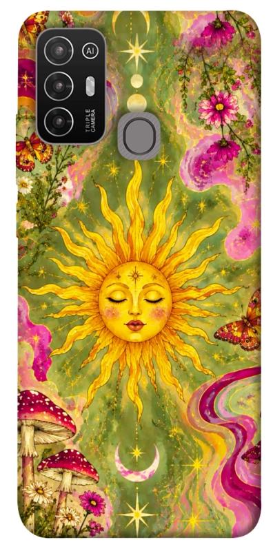 Чехол itsPrint Colorful sun для ZTE Blade A52, таро, купить оптом с доставкой