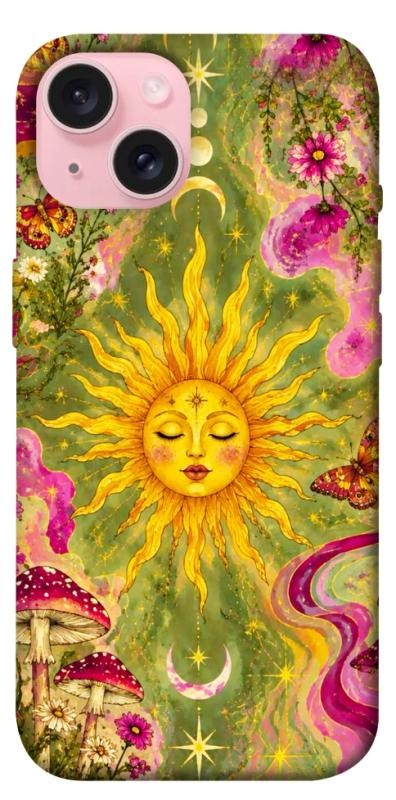Чехол itsPrint Colorful sun для Apple iPhone 15 (6.1"), таро, купить оптом с доставкой