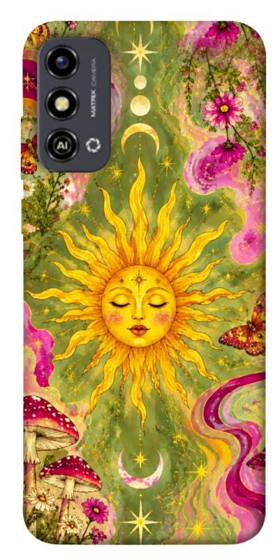 Чохол itsPrint Colorful sun для ZTE Blade A53, таро, купити оптом з доставкою