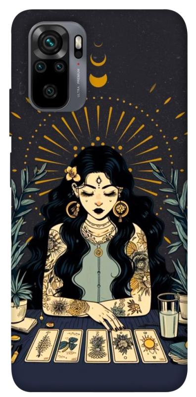 Чехол itsPrint Dark taror girl для Xiaomi Redmi Note 10 / Note 10s, таро, купить оптом с доставкой