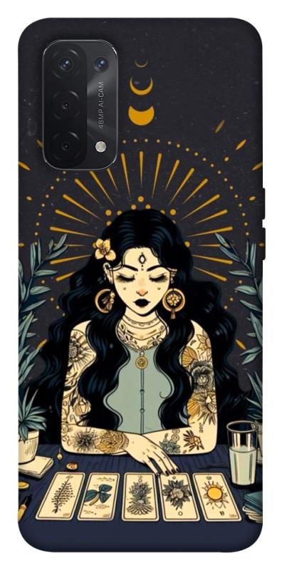 Чехол itsPrint Dark taror girl для Oppo A54 4G, таро, купить оптом с доставкой