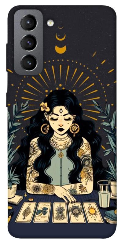 Чехол itsPrint Dark taror girl для Samsung Galaxy S21 FE, таро, купить оптом с доставкой