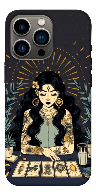 Чехол itsPrint Dark taror girl для Apple iPhone 13 Pro (6.1"), таро, купить оптом с доставкой