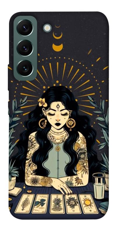 Чехол itsPrint Dark taror girl для Samsung Galaxy S22, таро, купить оптом с доставкой