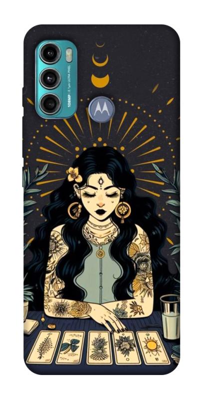 Чехол itsPrint Dark taror girl для Motorola Moto G60, таро, купить оптом с доставкой