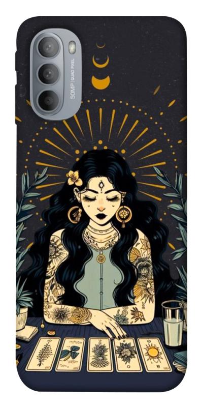 Чехол itsPrint Dark taror girl для Motorola Moto G31, таро, купить оптом с доставкой