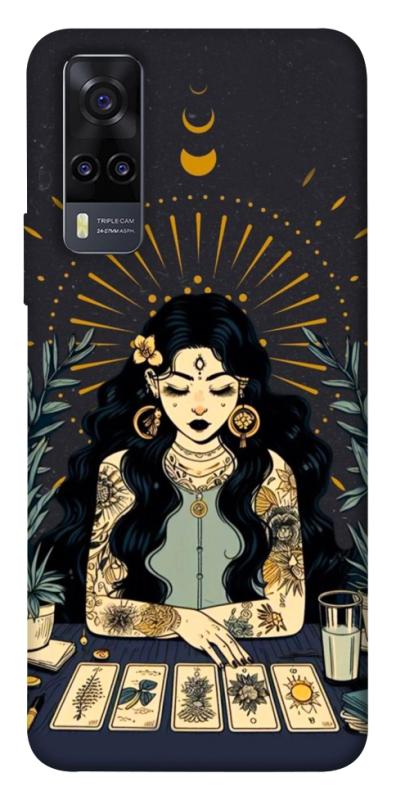 Чехол itsPrint Dark taror girl для Vivo Y31, таро, купить оптом с доставкой