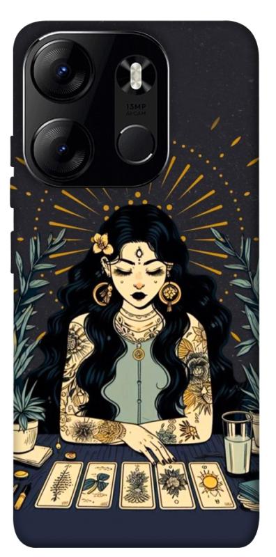 Чехол itsPrint Dark taror girl для Tecno Spark Go 2023, таро, купить оптом с доставкой